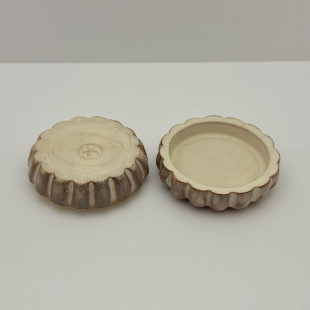 茶道具 坂倉新兵衛 萩焼 菊香合 共箱 茶道