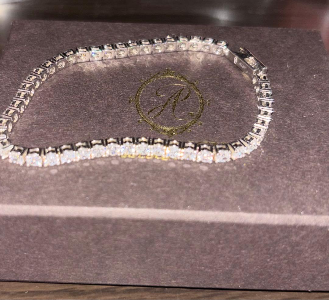 アバランチ　シルバー　テニスブレスレット