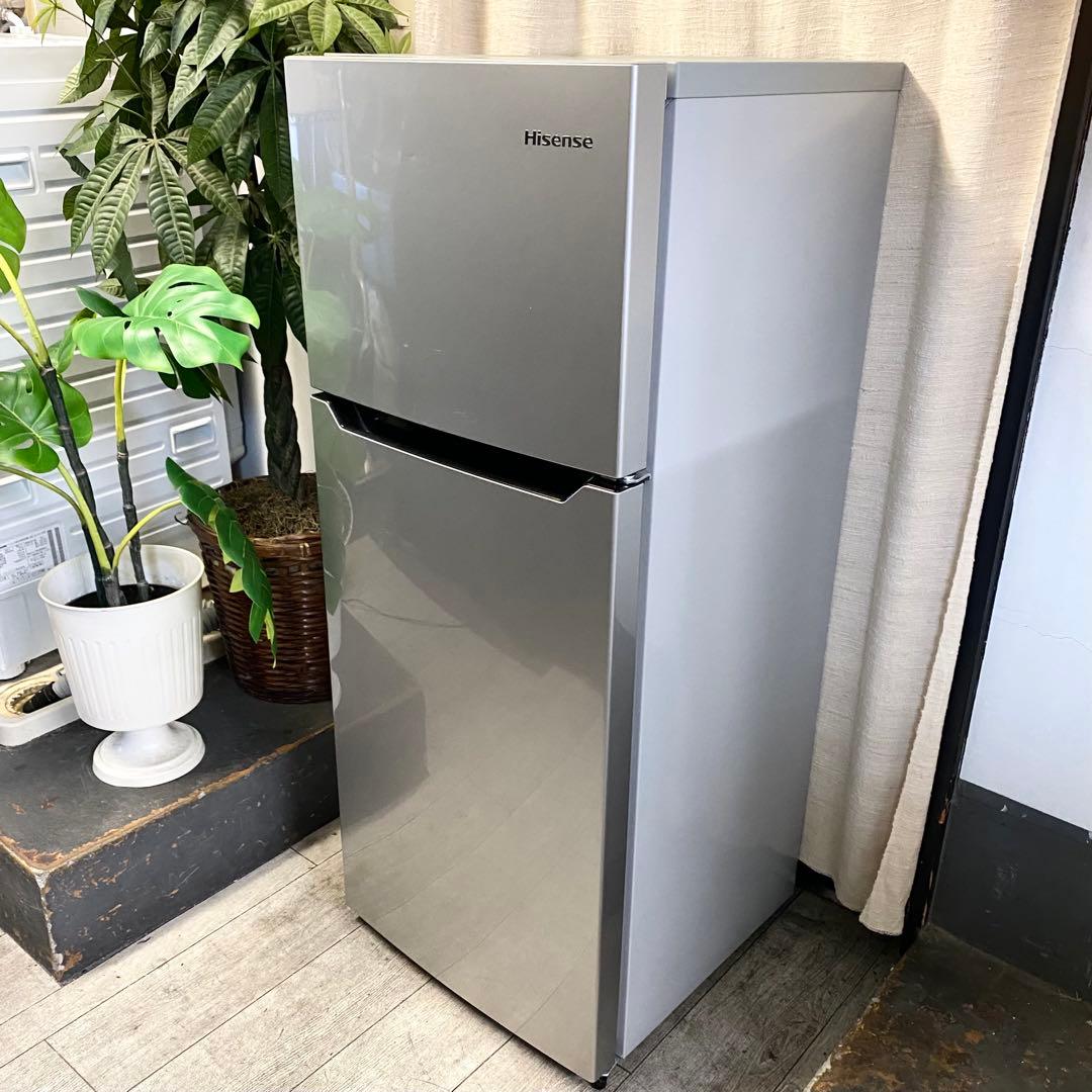 ワンルームにもおすすめなスリムタイプ♪2ドア冷凍冷蔵庫120L