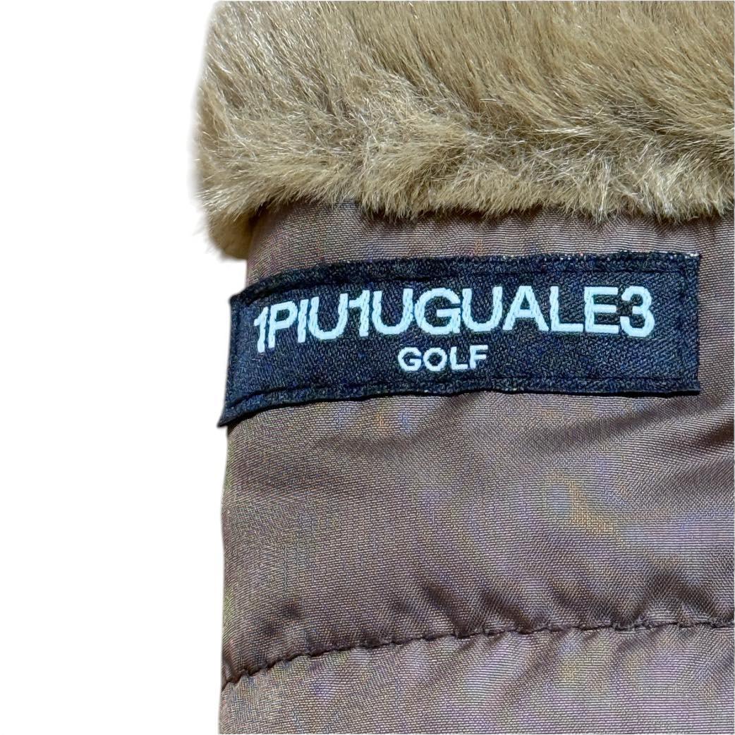 1PIU1UGUALE3 GOLF ネックウォーマー ファー ゴルフウェア