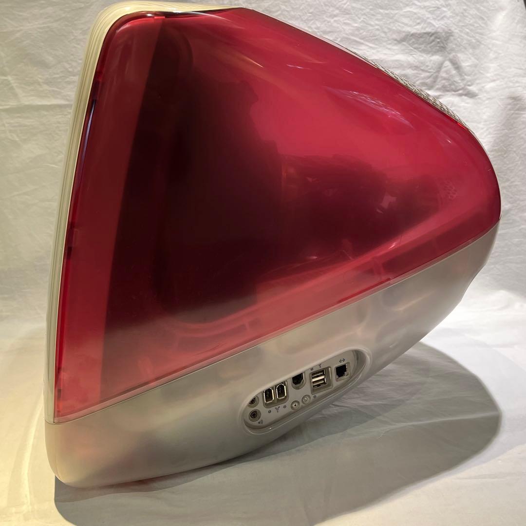 初期iMac DVストロベリー、本体とキーボード・マウス付き