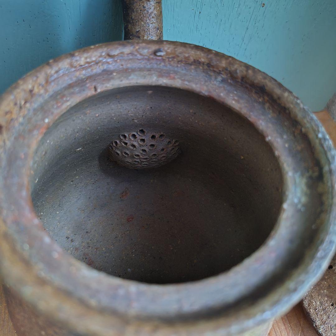 備前焼　ティーポット　珈琲　岡山伝統工芸品　茶器　コーヒー紅茶