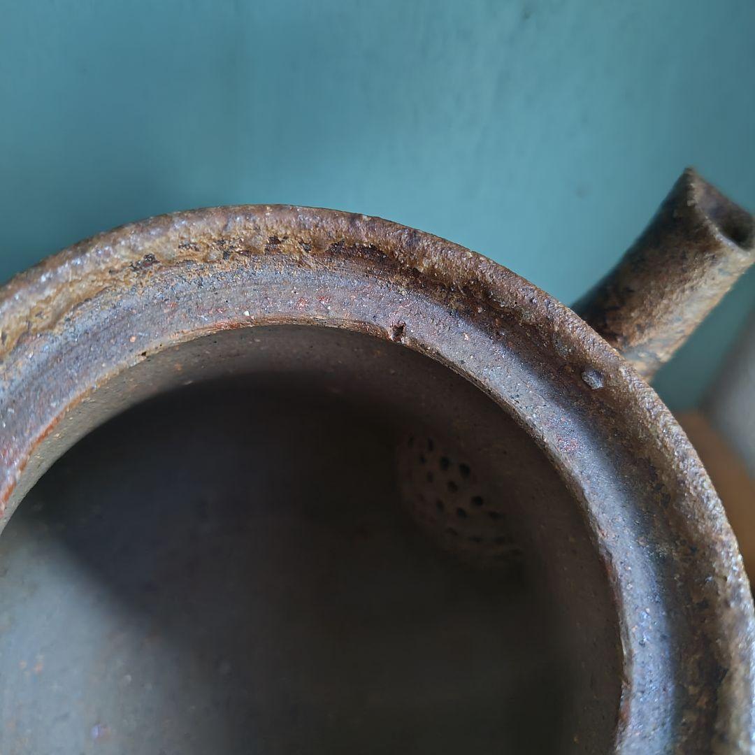 備前焼　ティーポット　珈琲　岡山伝統工芸品　茶器　コーヒー紅茶