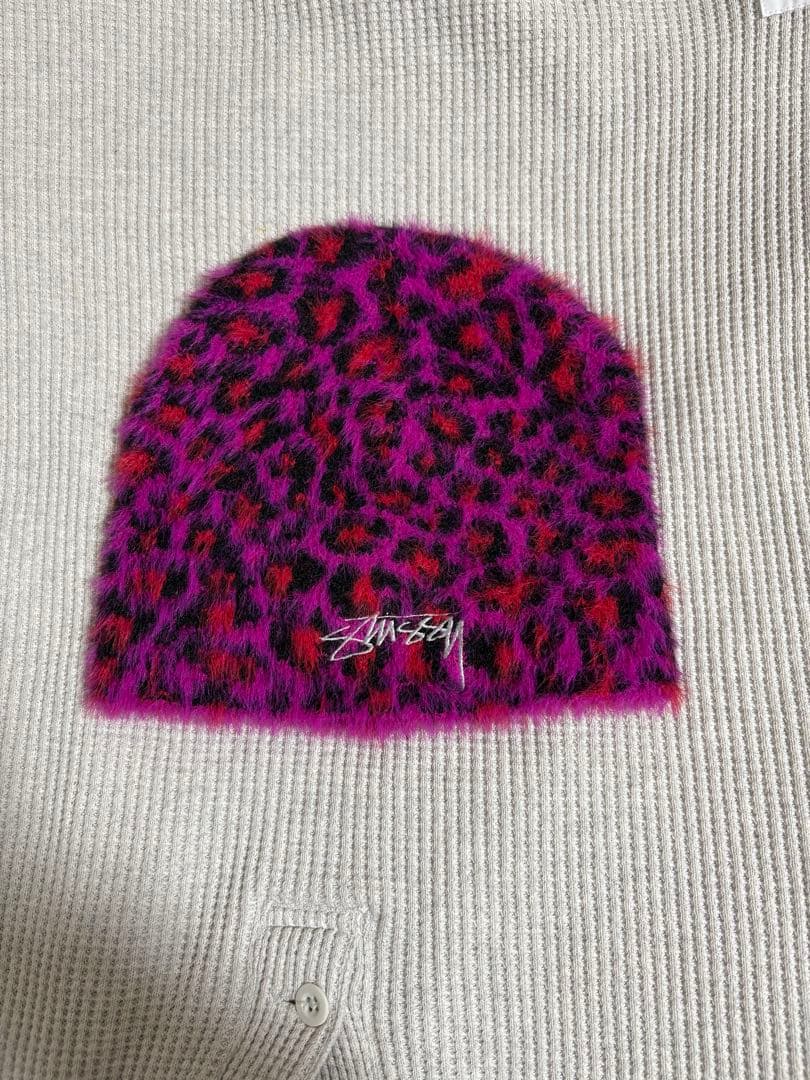 stussy skullcap leopard レオパード ビーニー