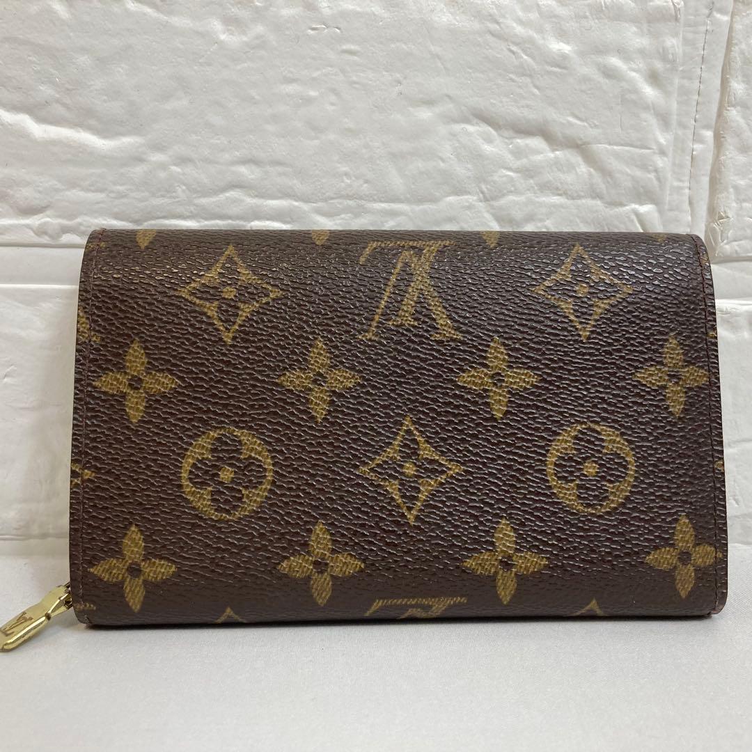 【美品】ルイヴィトン　ポルトフォイユ　ビエ　トレゾール　二つ折り財布 モノグラム