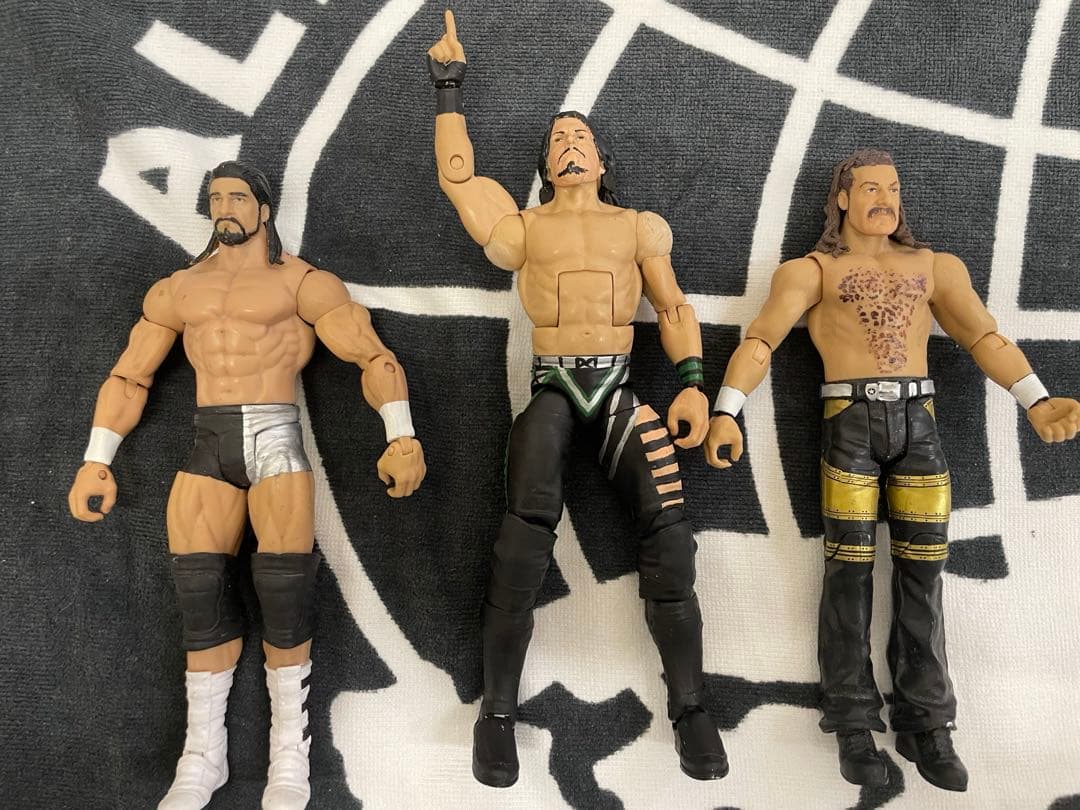 WWE マテル　GLG ジェイク&モリス&アンソニー　カスタム　3体セット
