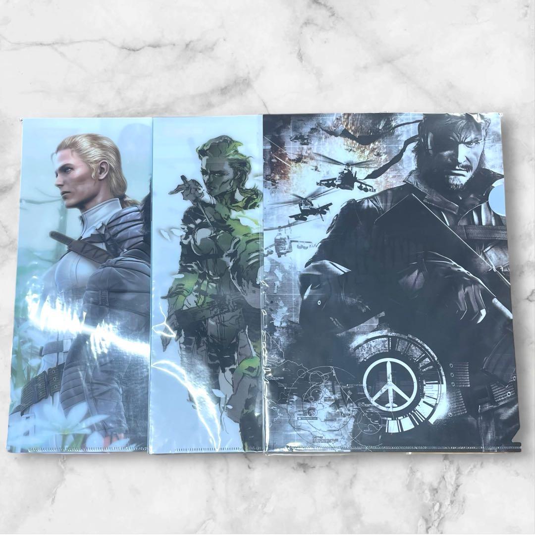 L GEAR SOLID SNAKE EATER 3D クリアファイル