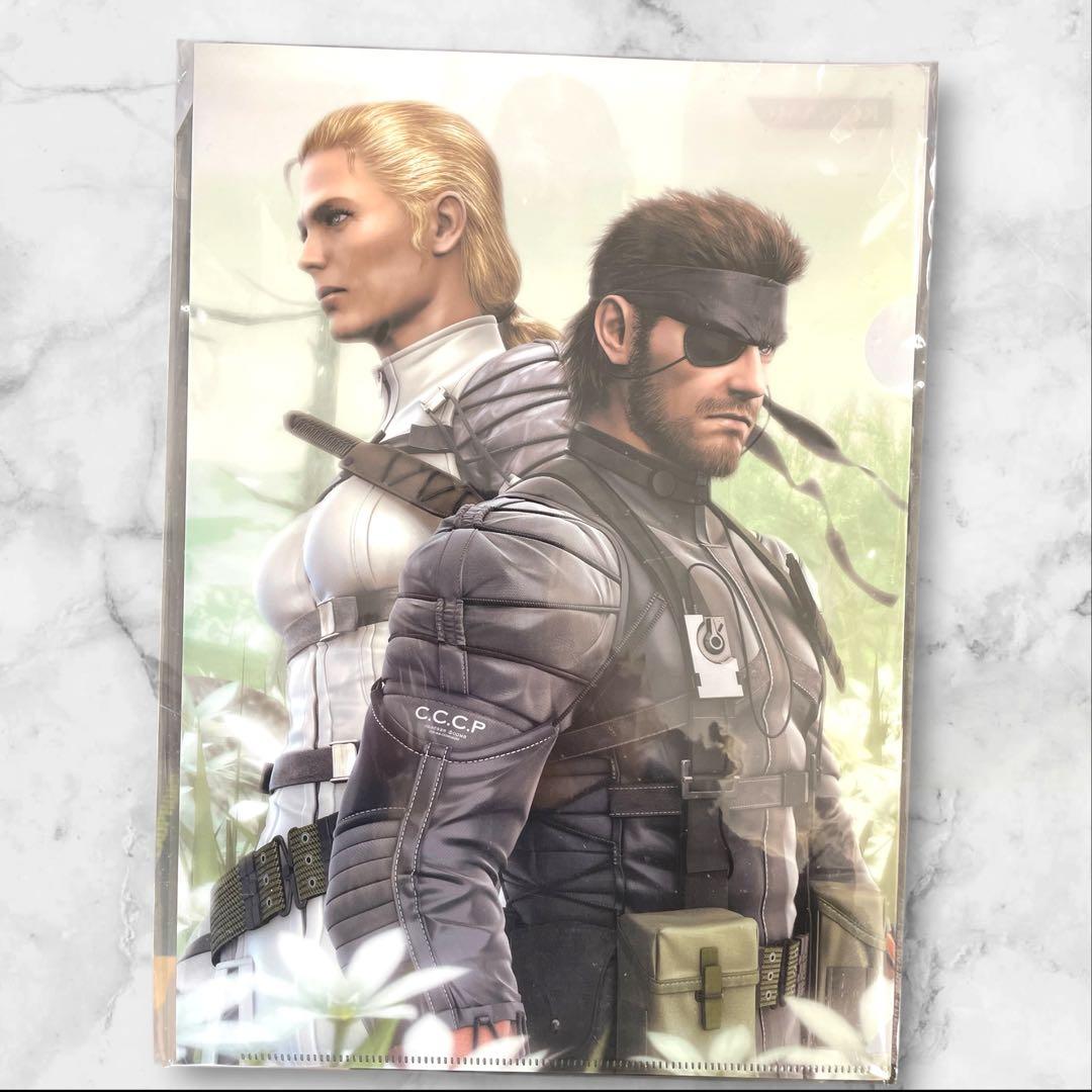 L GEAR SOLID SNAKE EATER 3D クリアファイル
