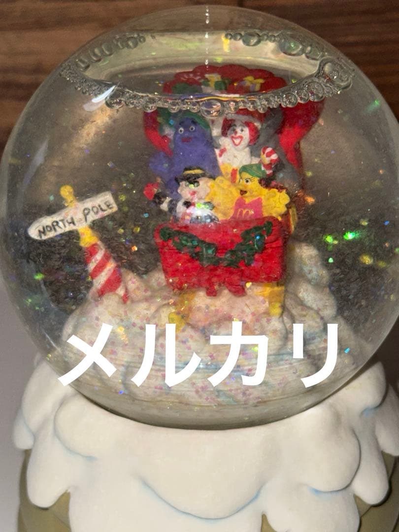 アメトイ ヴィンテージ スノーグローブ スノードーム マクドナルド ディスプレイ