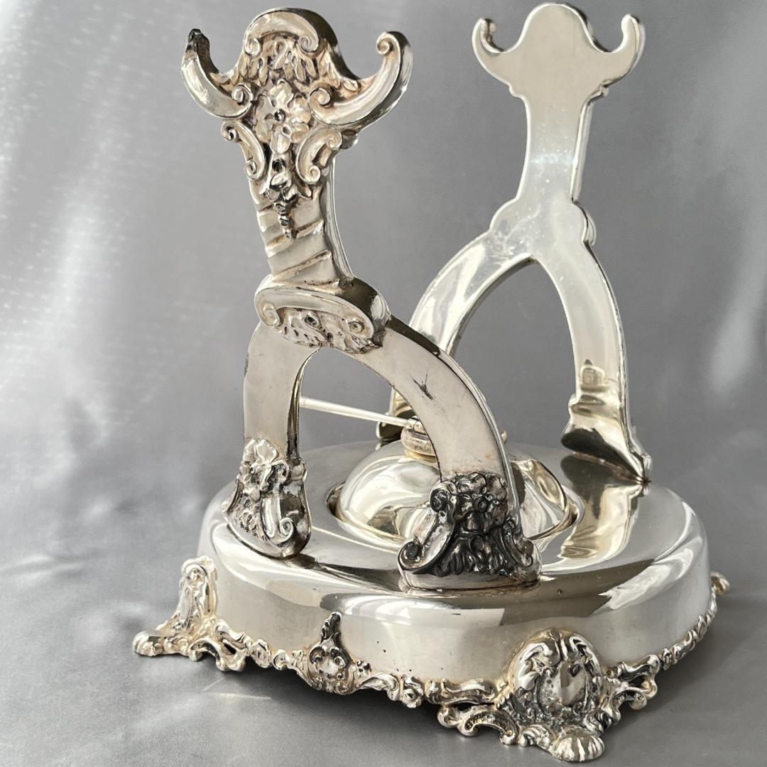 ティーケトル スタンド / バナー【シルバープレート】華麗！！