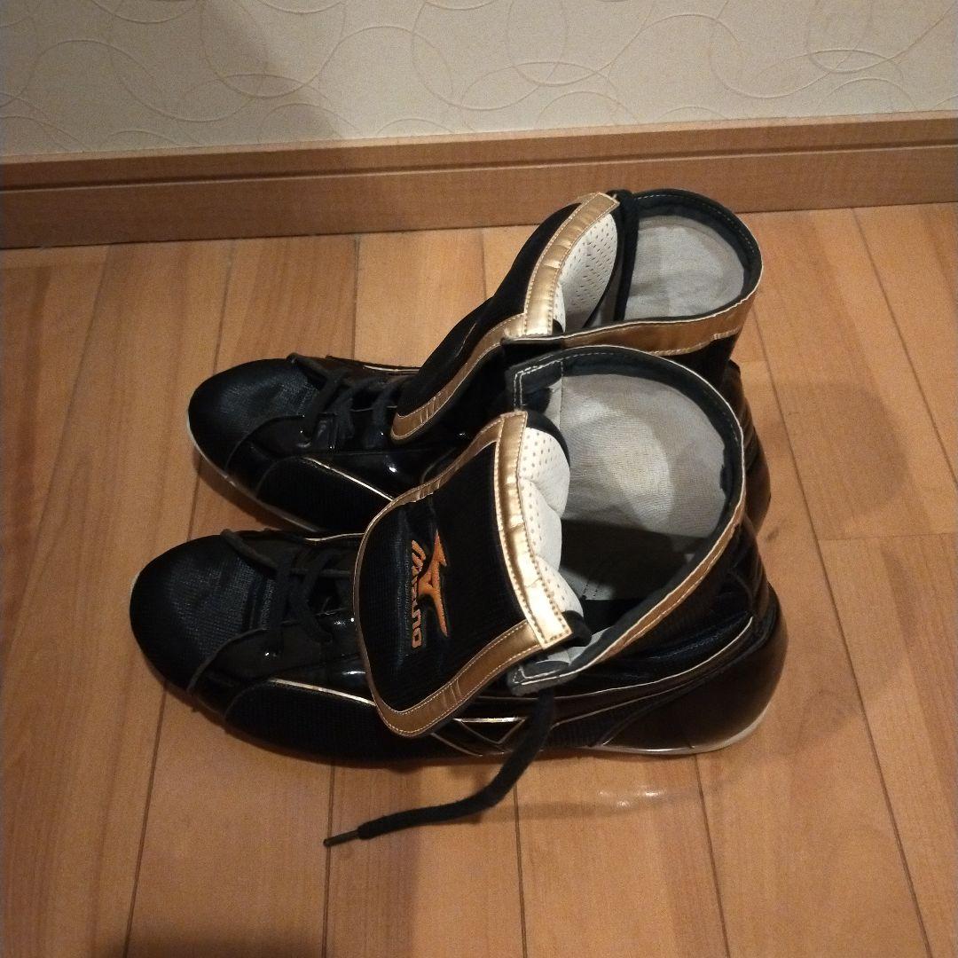 Mizuno ボクシングシューズ ブラック/ゴールド