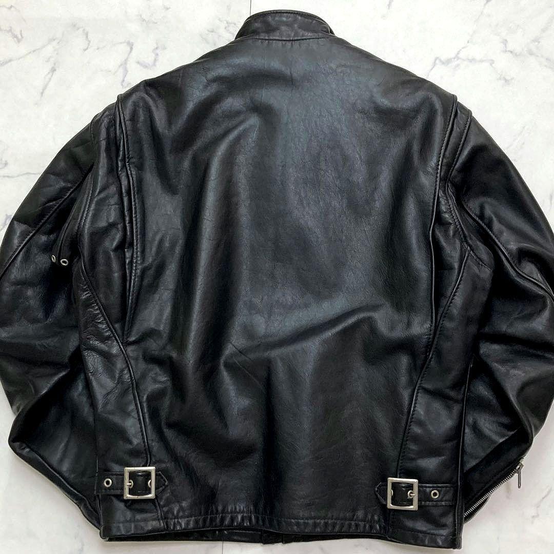 Schott ライダースジャケット レザー 641SP ボアライナー付き 38