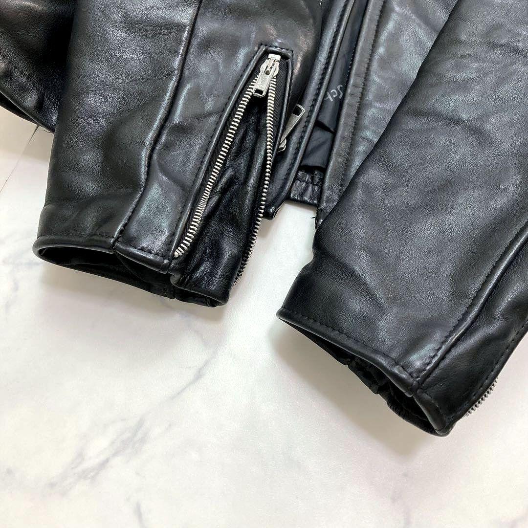 Schott ライダースジャケット レザー 641SP ボアライナー付き 38