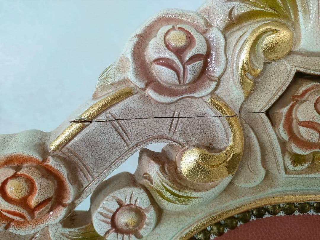 【おけい♛ྀི親孝行中様用】ロココ調 ダイニングチェア 1脚（２つ目）