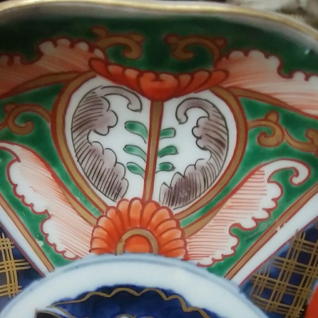 106  古伊万里　金襴手　7寸皿　2枚