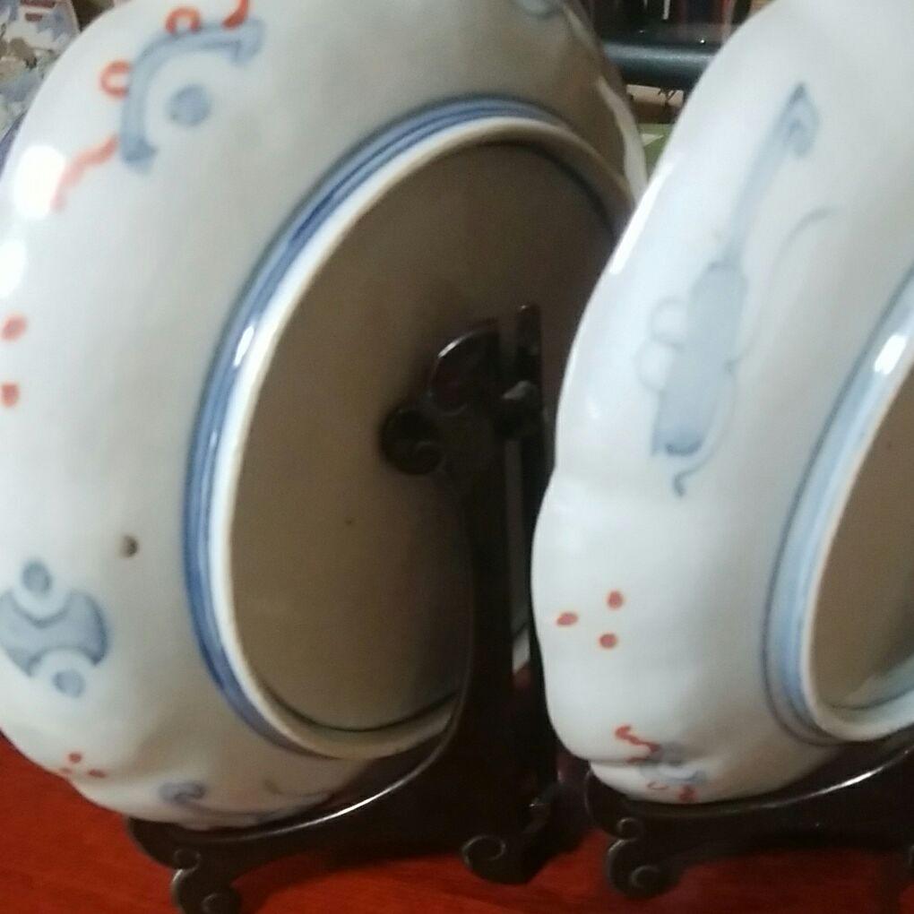 106  古伊万里　金襴手　7寸皿　2枚