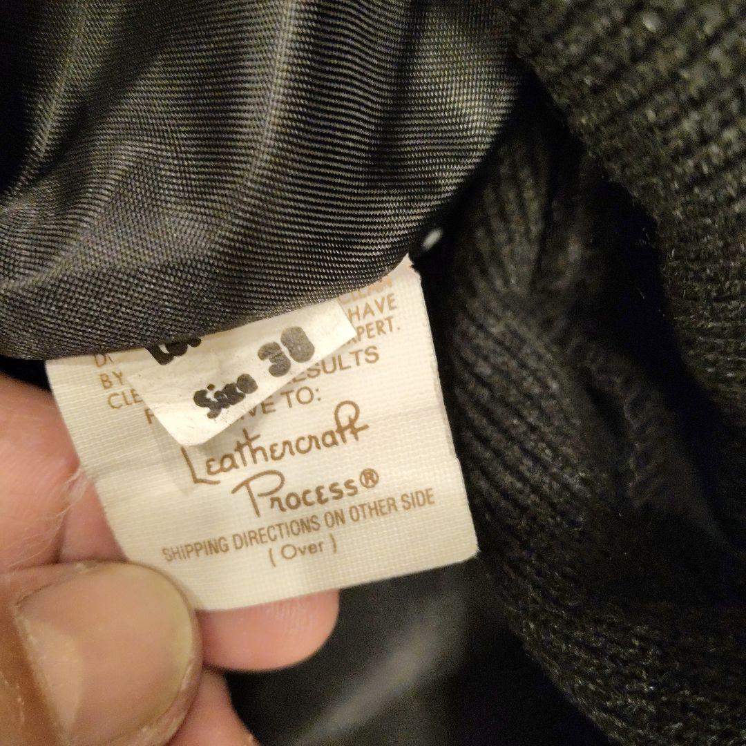 Schott ブラック シングルライダースジャケット641