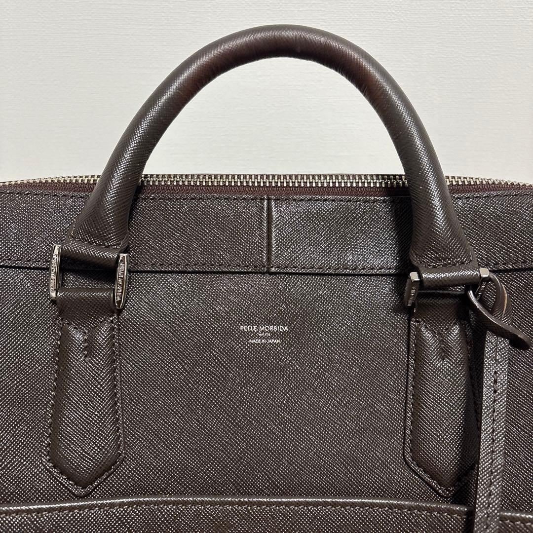 PELLE MORBIDA ペッレモルビダ ビジネスバッグ ブラウン