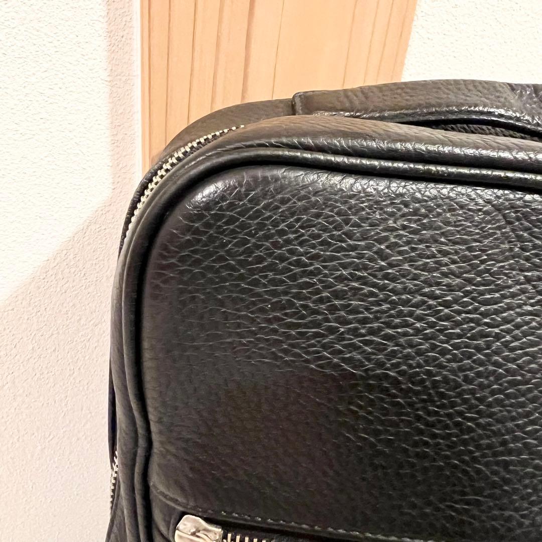 美品✨ユナイテッドアローズ ブラック ビジネスバッグ レザー 2way A4