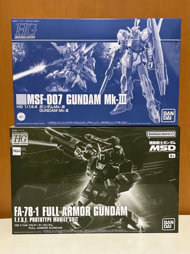 新品未組立　HG ガンダムMk-Ⅲ　フルアーマーガンダム　セット