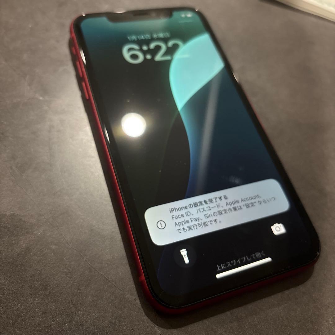 iPhone11 本体 256G レッド フェイスID機能なし