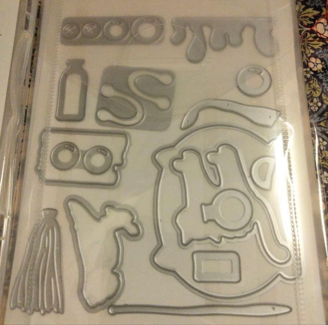 1点限り♡未使用♡ハロウィンスタンプ&ダイカットセット　スタンピンアップ