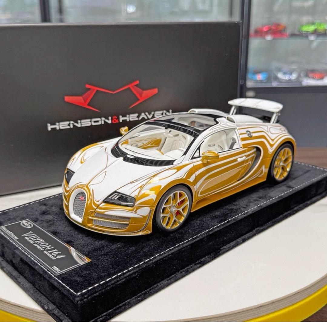 未使用 1/18 ブガッティ ヴェイロン HH モデル ミニカー 限定20台