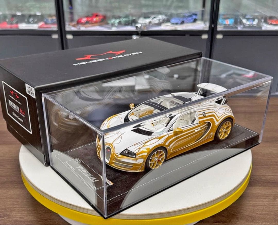 未使用 1/18 ブガッティ ヴェイロン HH モデル ミニカー 限定20台