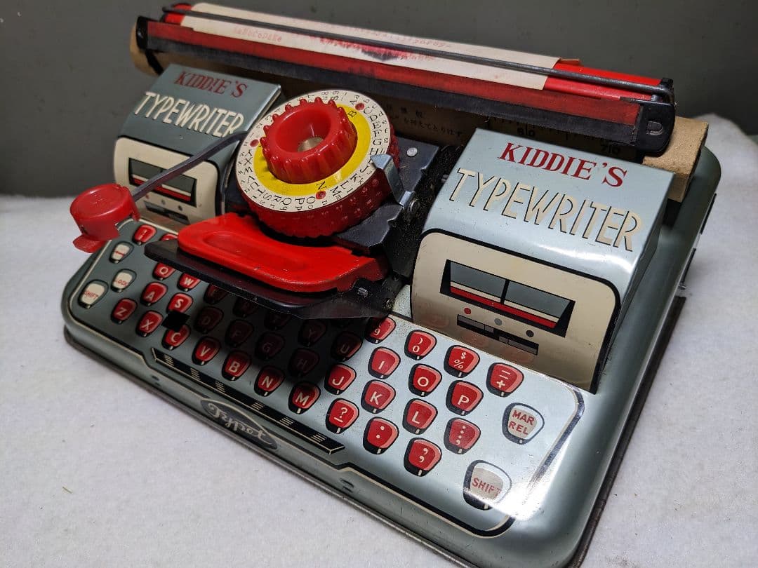 ●ヴィンテージ　ブリキ　TYPET タイプライター 昭和レトロ