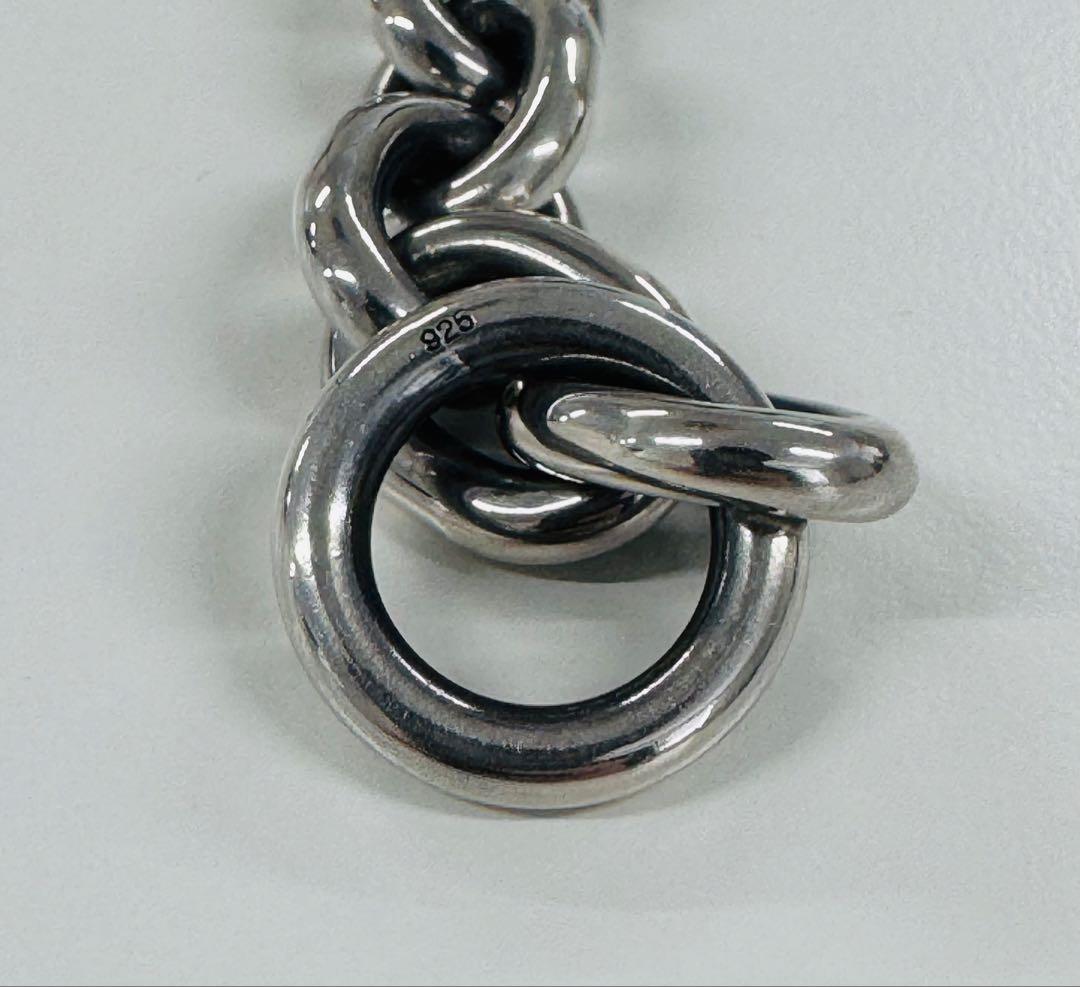 クレッシェンドブレスレット シルバー925 燻し加工