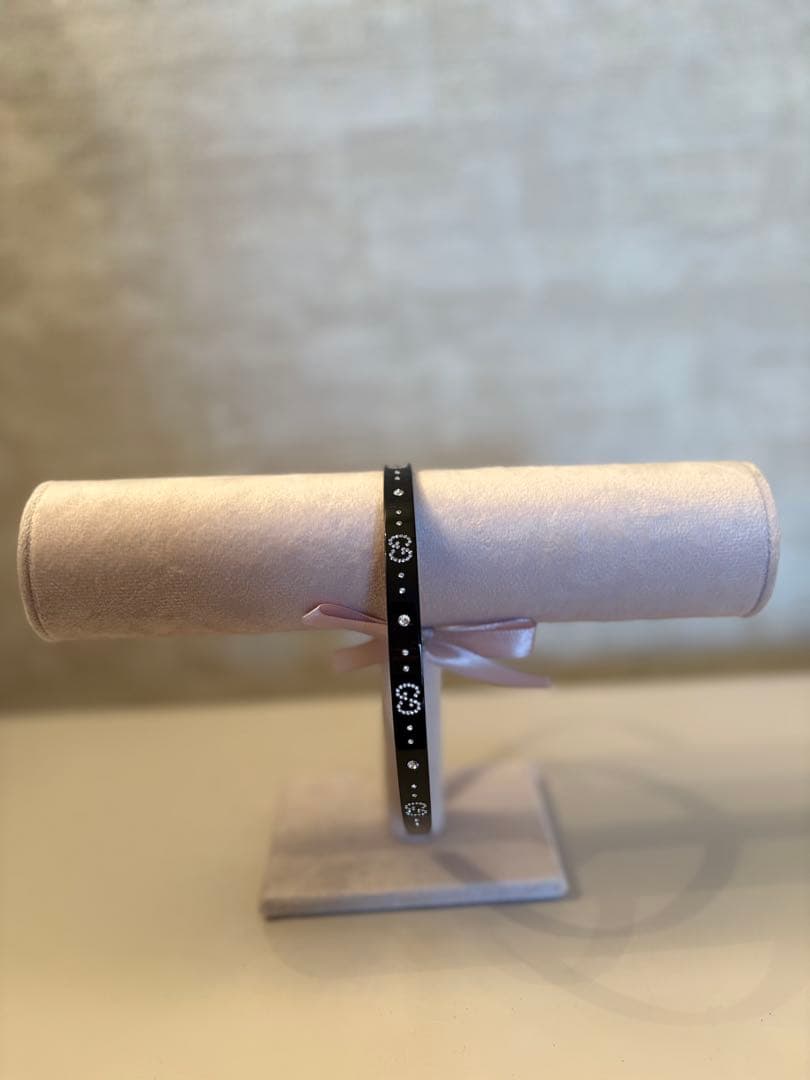 美品♡GUCCI GG クリスタルヘアバンド