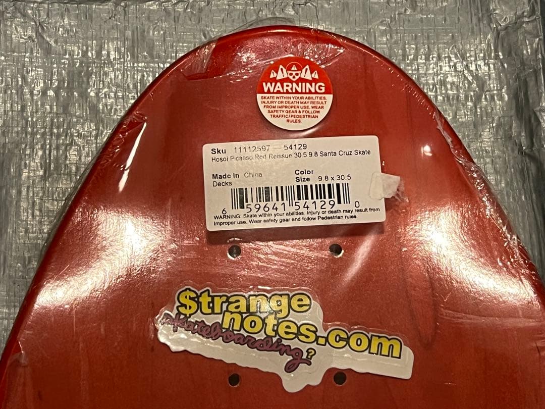 サンタクルーズ クリスチャンホソイ コラボ ピカソデッキ 9.8インチ