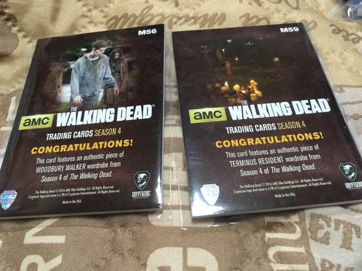 ウォーキングデッド 小道具・衣装カード レア！
