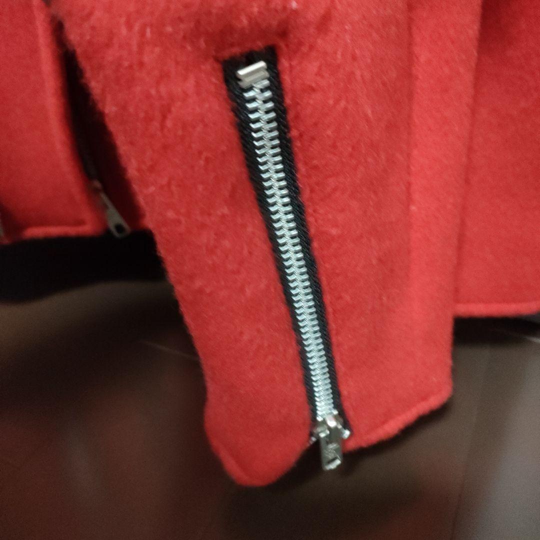 SCHOTT×STUSSY　コート　レッド