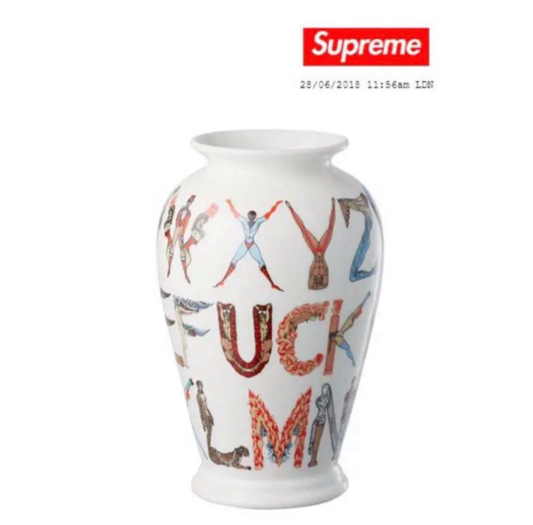 専用　Supreme Alphabet Vase 2018SS 花瓶
