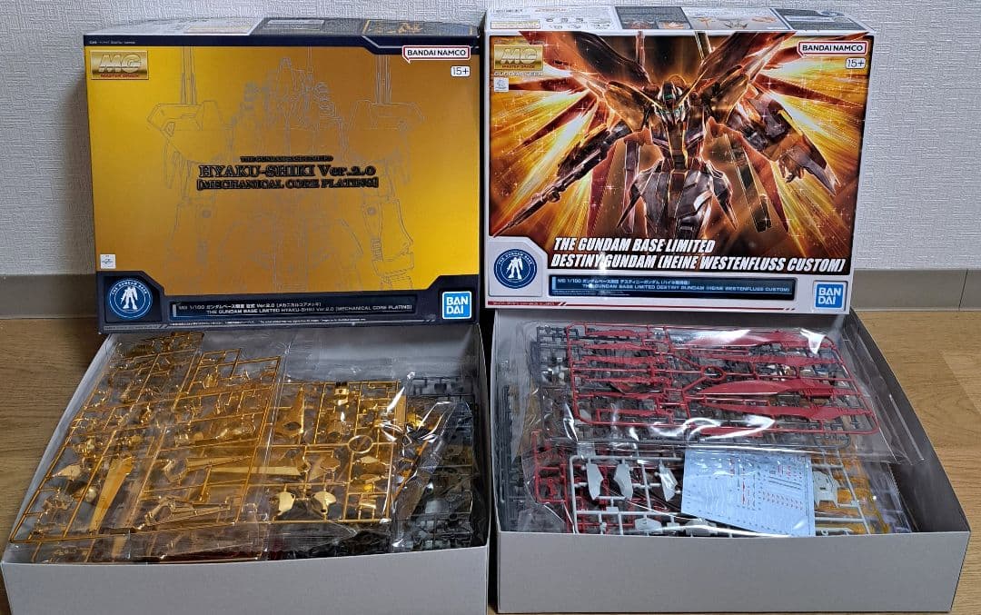 デスティニーガンダム(ハイネ専用機)&百式Ver.2.0[メカニカルコアメッキ]