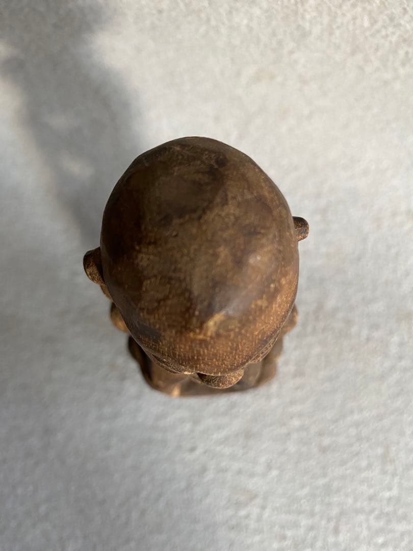 【インドネシア・スマトラ】木彫り／プリミティブアート　男女の置物