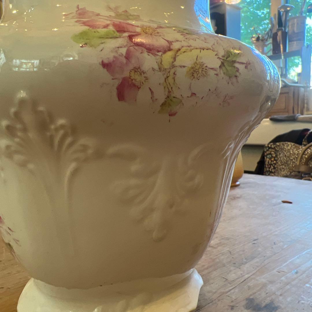 英国アンティークヴィクトリア朝トランスファーウェアウオーター