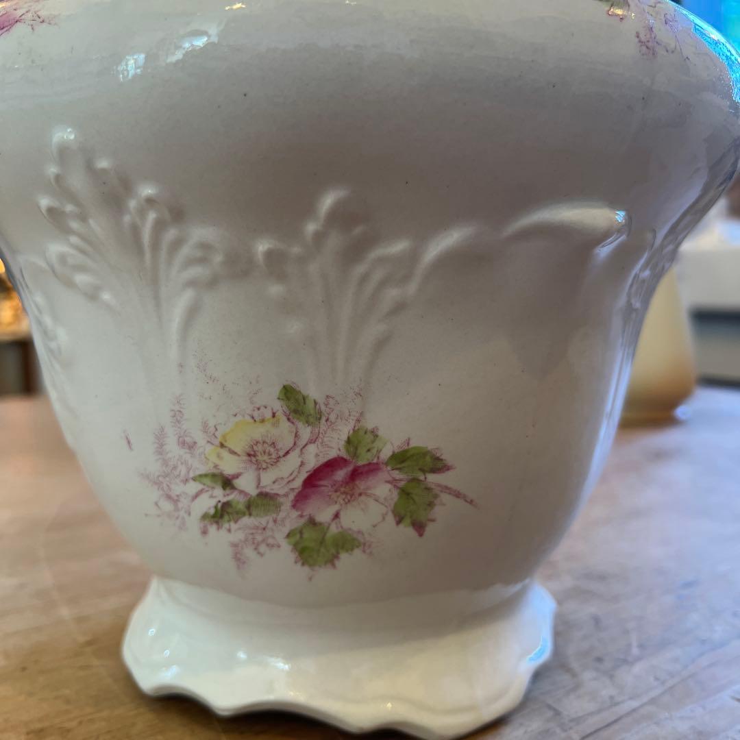 英国アンティークヴィクトリア朝トランスファーウェアウオーター