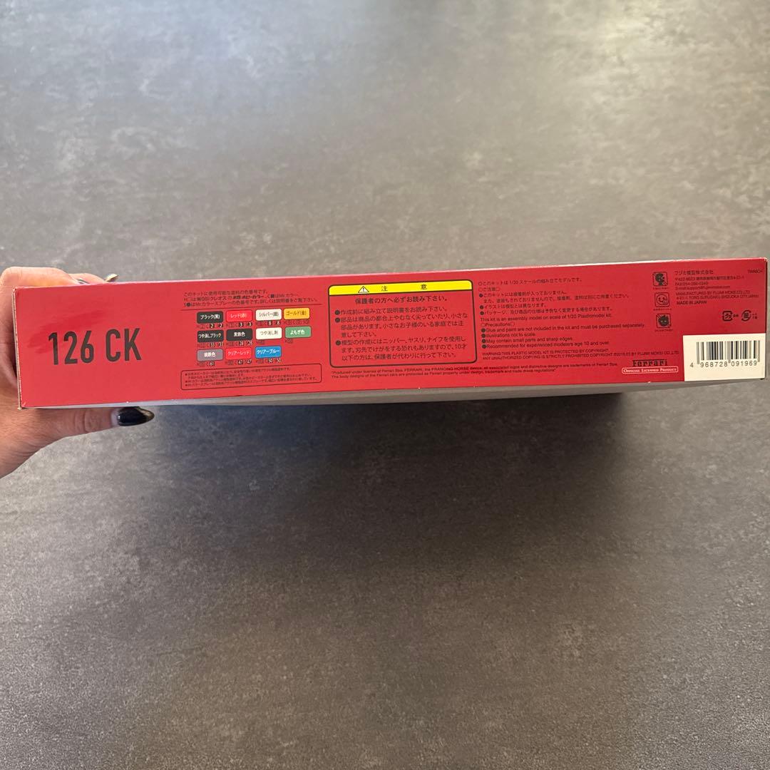 【新品未組立】フジミ 1/20 GP4 フェラーリ126 CK