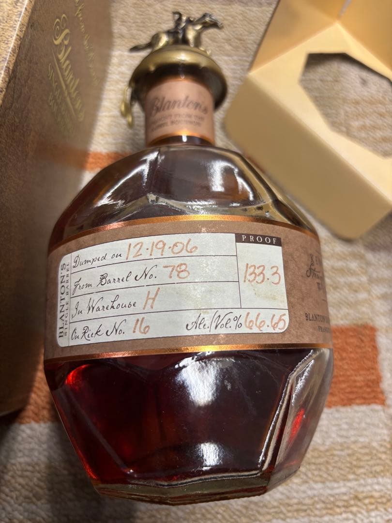 ウイスキー Blanton's Single Barrel Bourbon 750ml