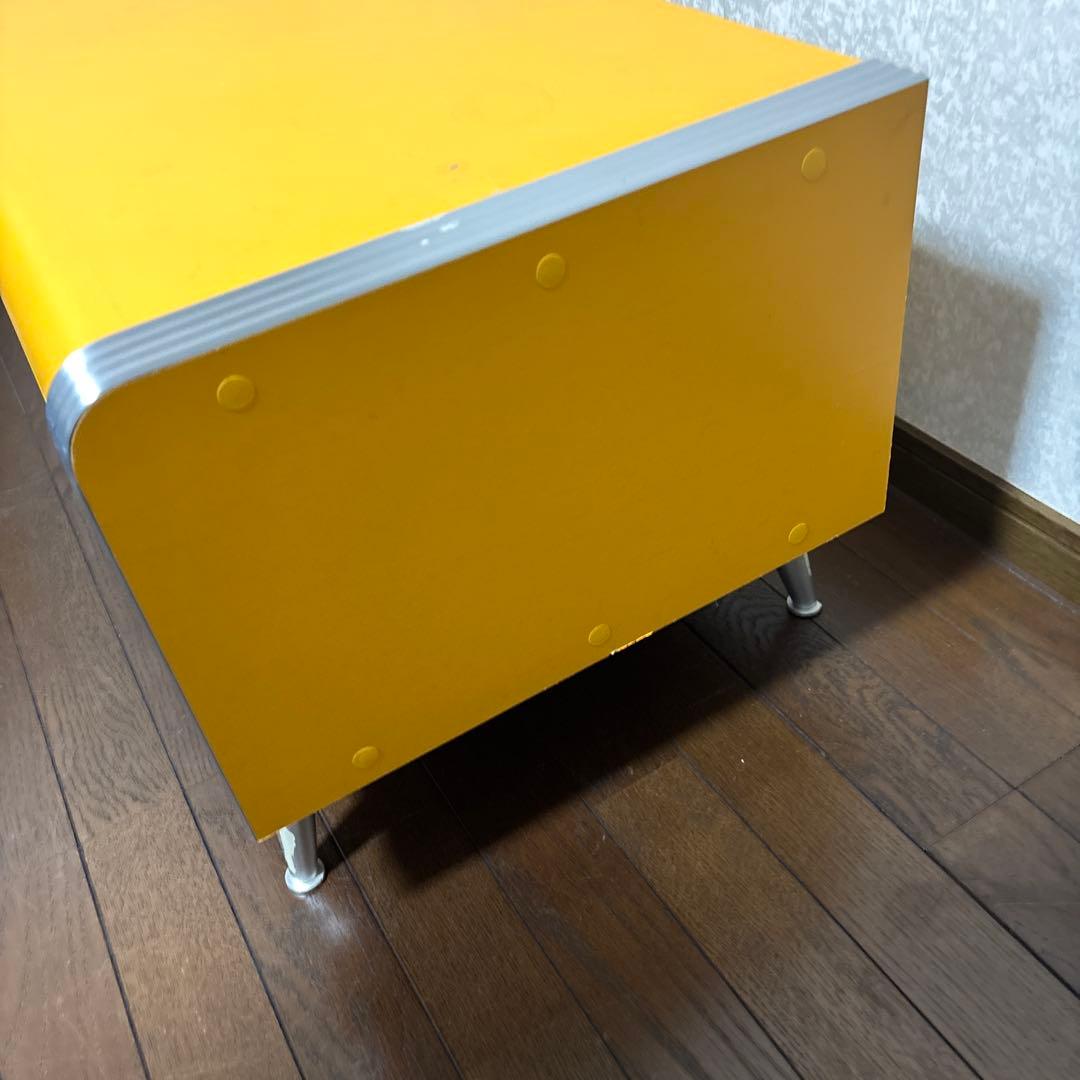 【良品】スペースエイジ テレビボード レトロポップ ヴィンテージ イエロー