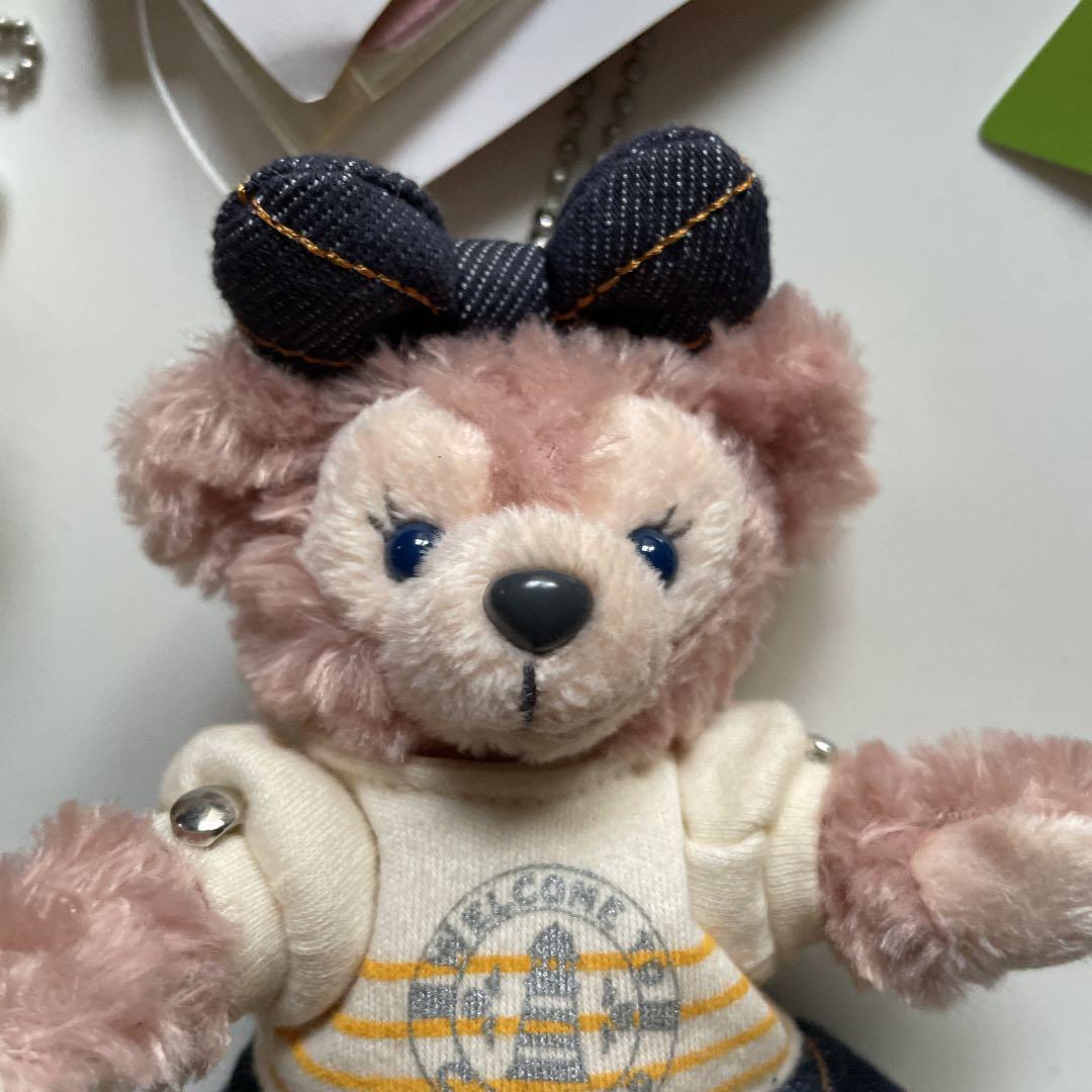 ぬいぐるみバッジ ダッフィー シェリーメイ 2013 デニム 2015 七夕