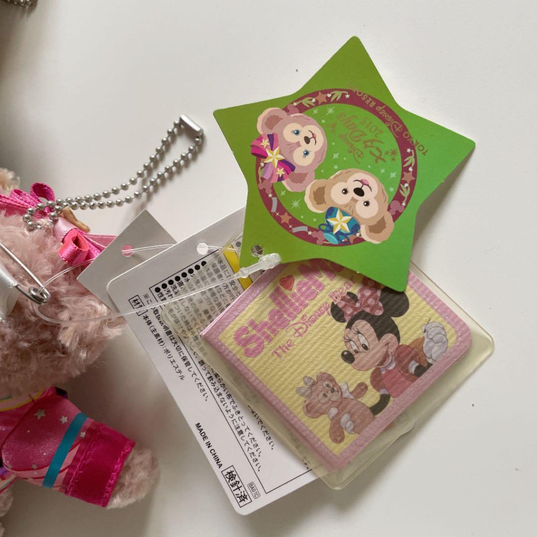 ぬいぐるみバッジ ダッフィー シェリーメイ 2013 デニム 2015 七夕