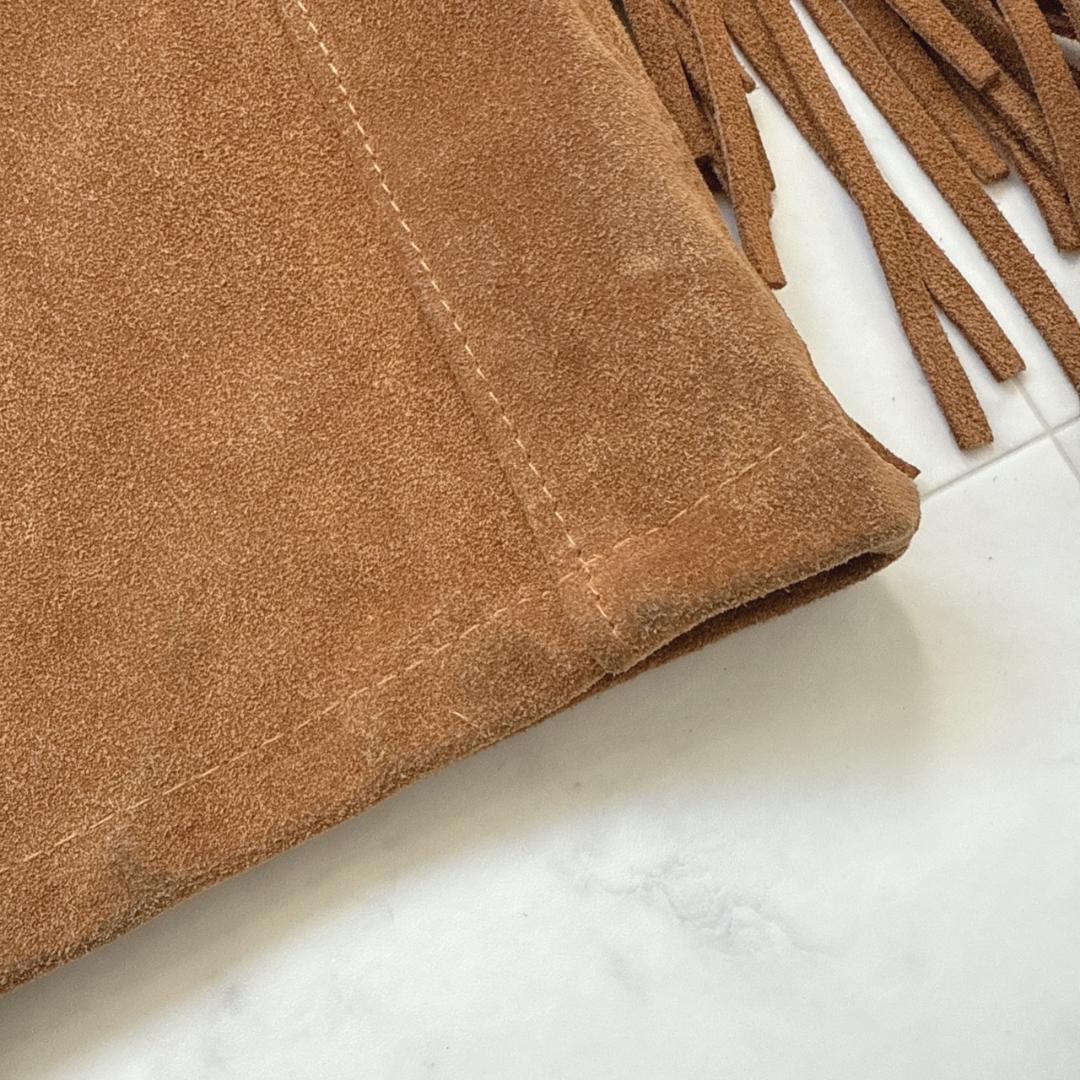 Schottショット395ウエスタンジャケット フリンジ スウェード 38