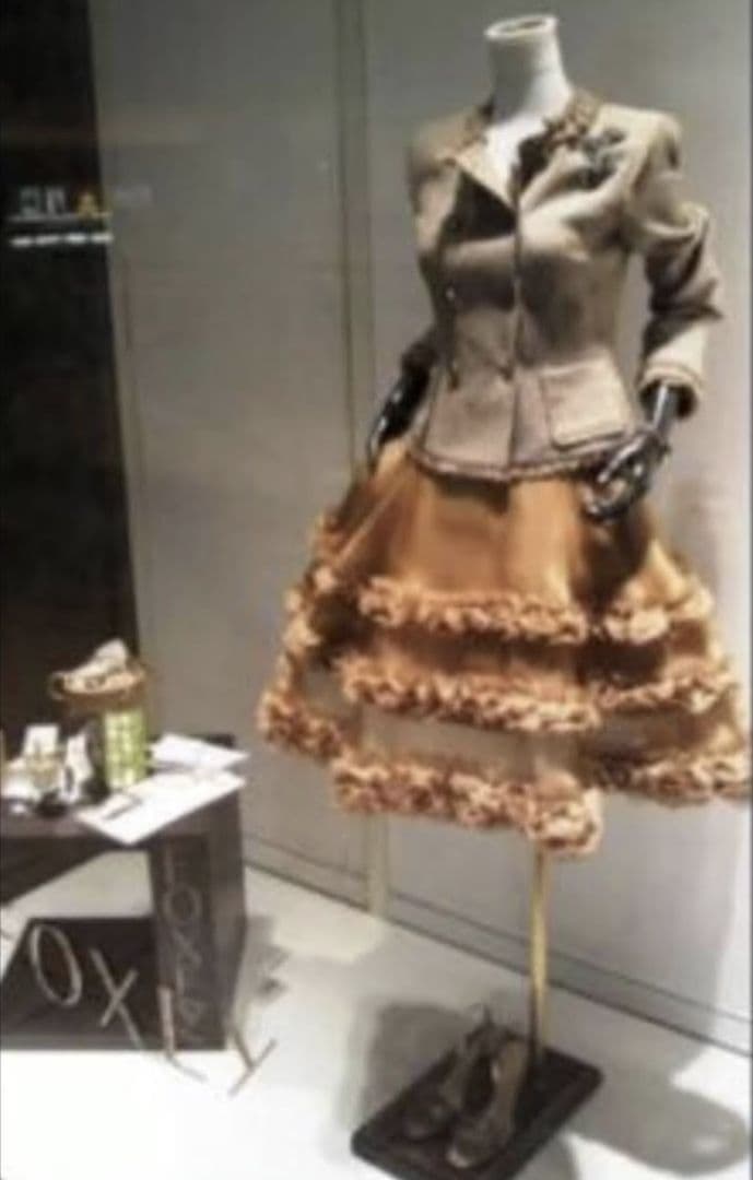 即完売☆美品♡ FOXEY 16万 イヴニング スカート 40 ウール フリル