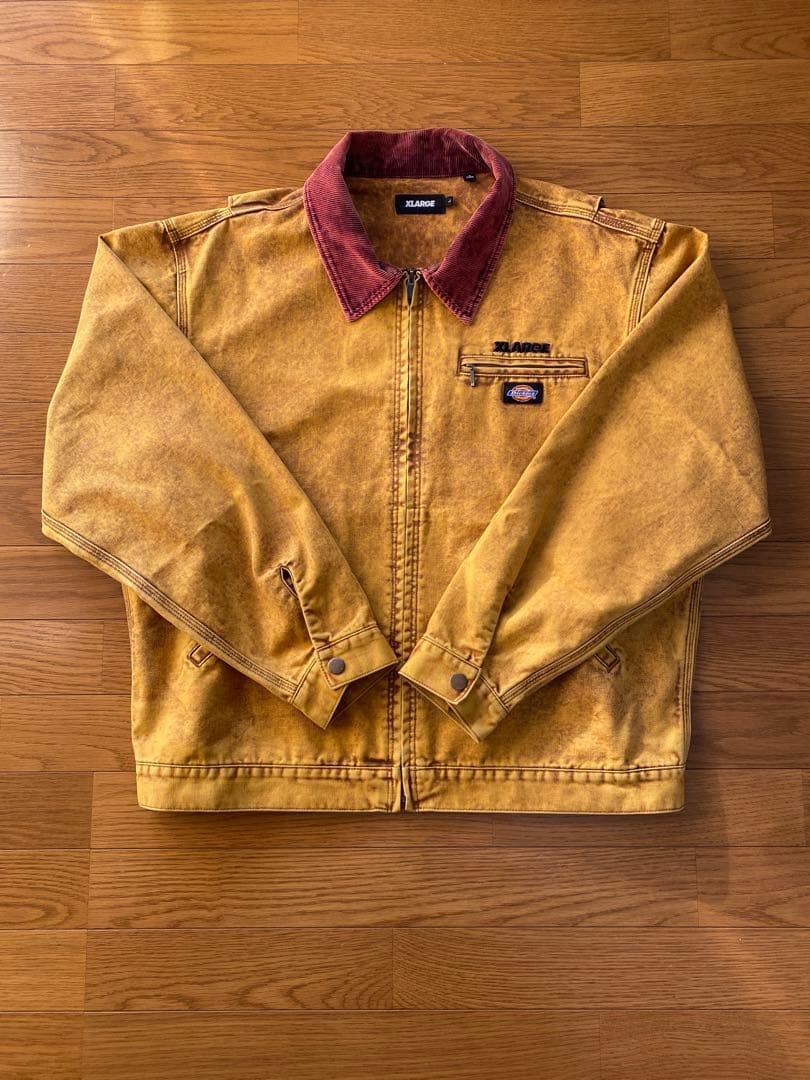 X-LARGE✖️Dickies ワークジャケット　イエロー