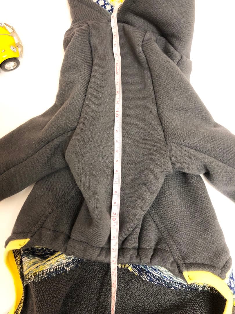 トレーナー生地ロンパース　Mサイズ　イタグレ服