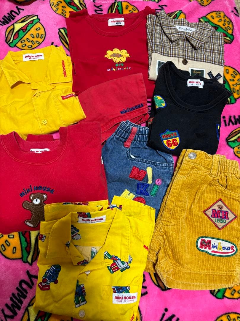 レトロ 子供服 まとめ売り 36枚 ミキハウス バブルブーン チエコサク その他