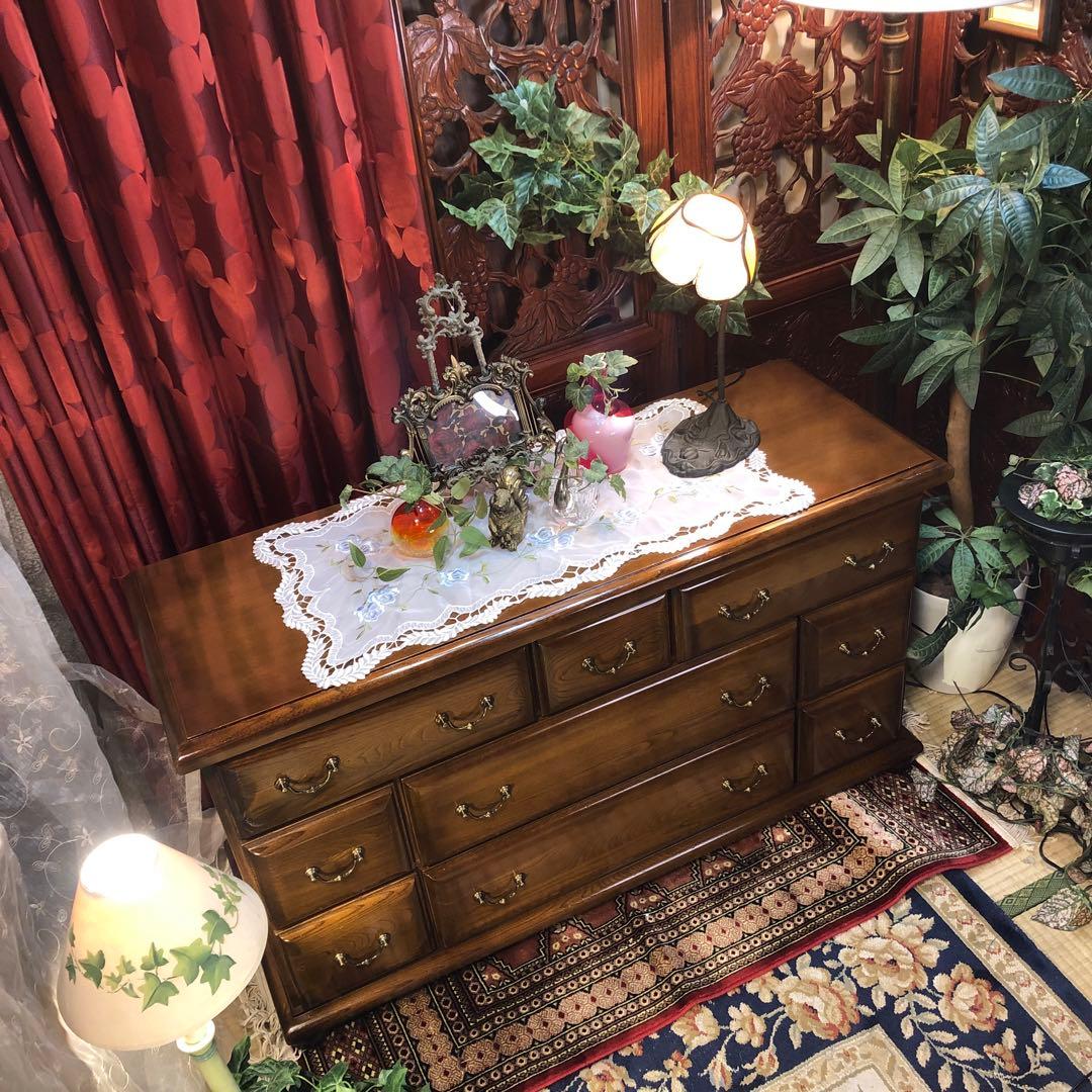 Sale ヴィンテージ エルム　エレガンス　アクセント　チェストキャビネット